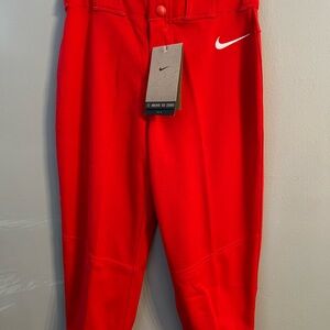 Nike Kids Bright Red Casual Bottoms